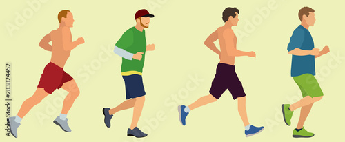 Young Athletes Running