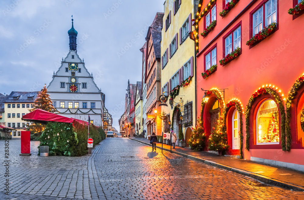 Rothenburg ob der Tauber, Bavaria, Germany