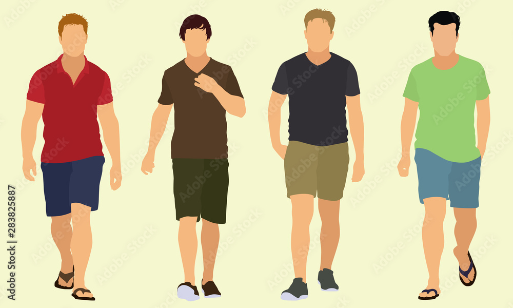 Young Men Walking toward You Young Men Walking toward You