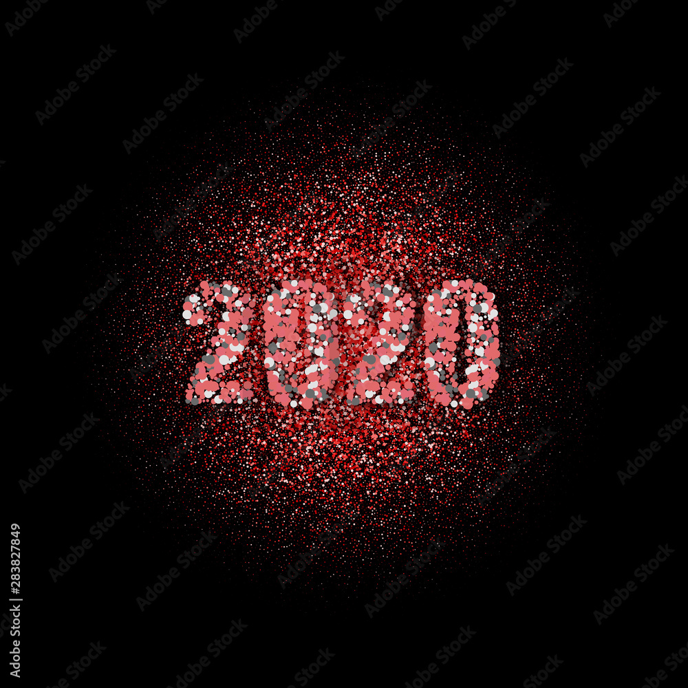 Festive dark background 2020 for the new year Festive dark background 2020 for the new year