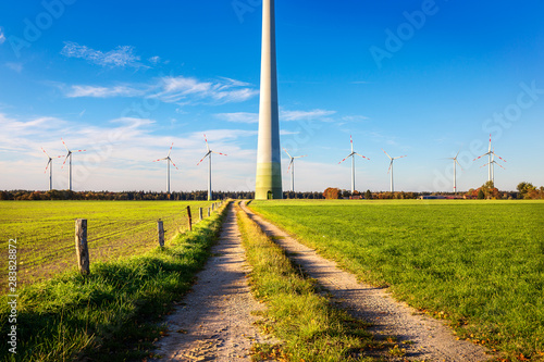 Windmills in the Neudorfer Moor