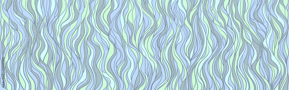 Obraz na plátně Seamless multicolored wallpaper on horizontal surface