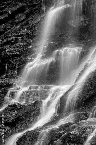 Scorus waterfall  Valcea county  Romania