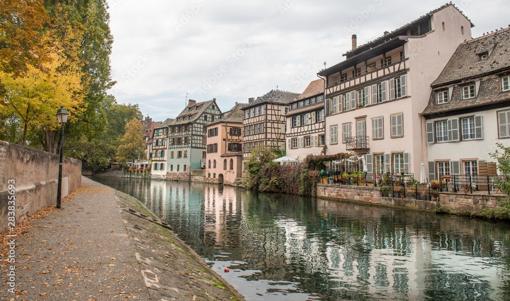 Obraz premium Little France La Petite France , a historic quarter of the city of Strasbourg in eastern France