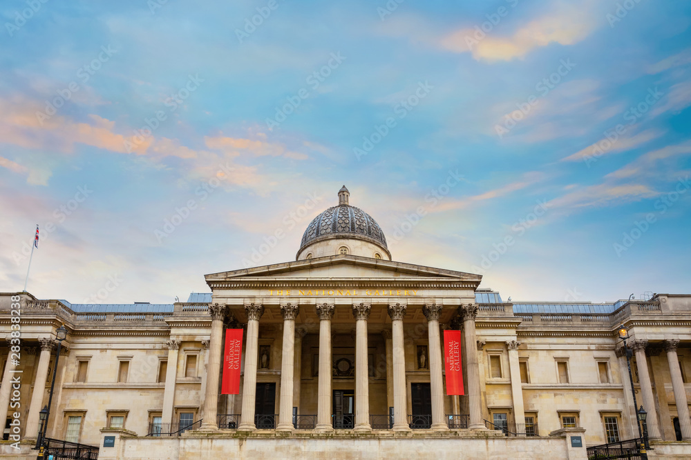 The National Gallery  in London, UK