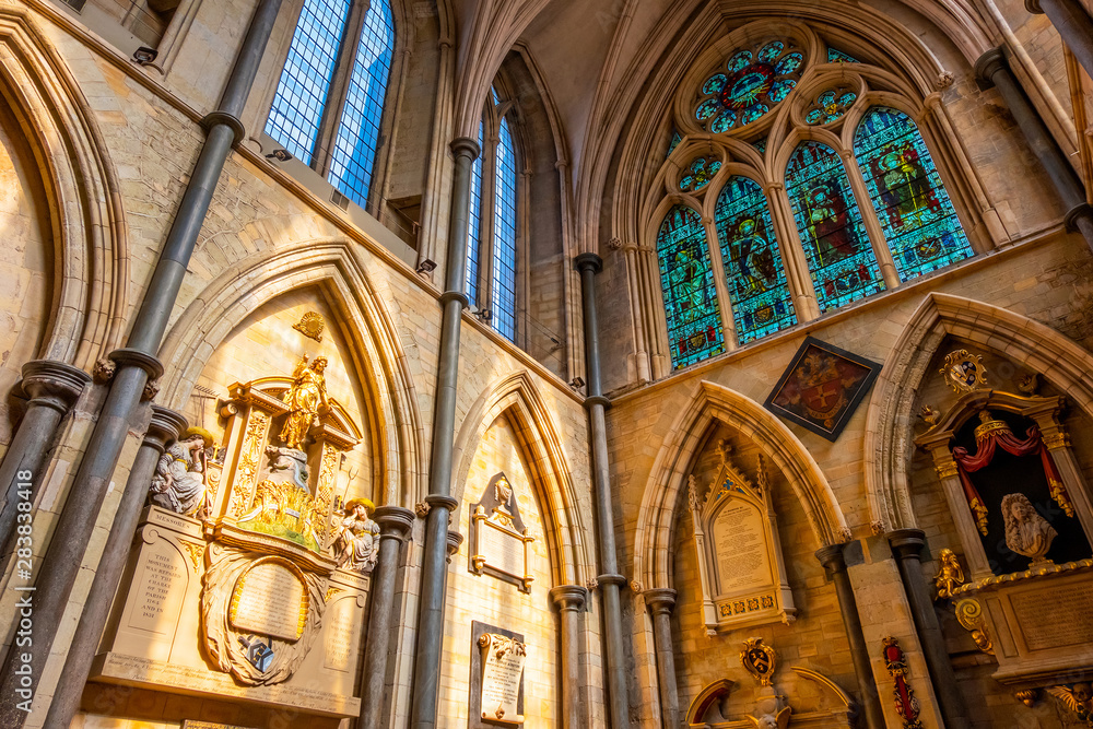 Southwark Cathedral in London, UK
