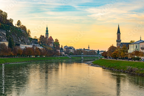 Photography view of kremlin and river in moscow russia
