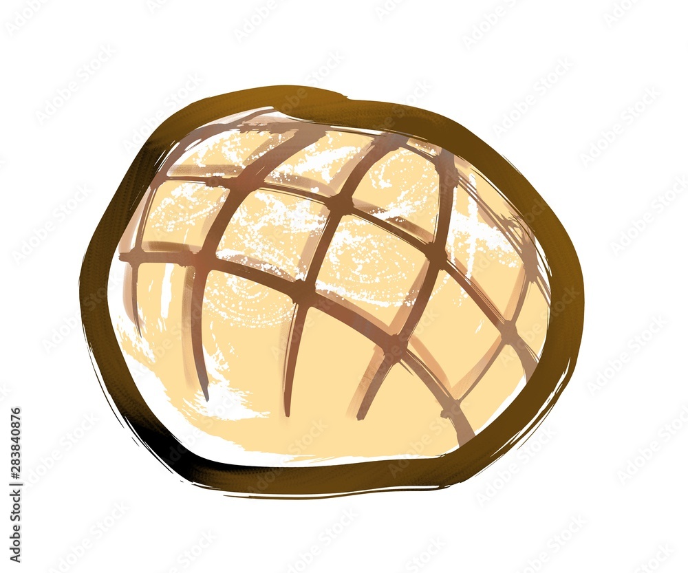 メロンパン カラー Stock イラスト Adobe Stock