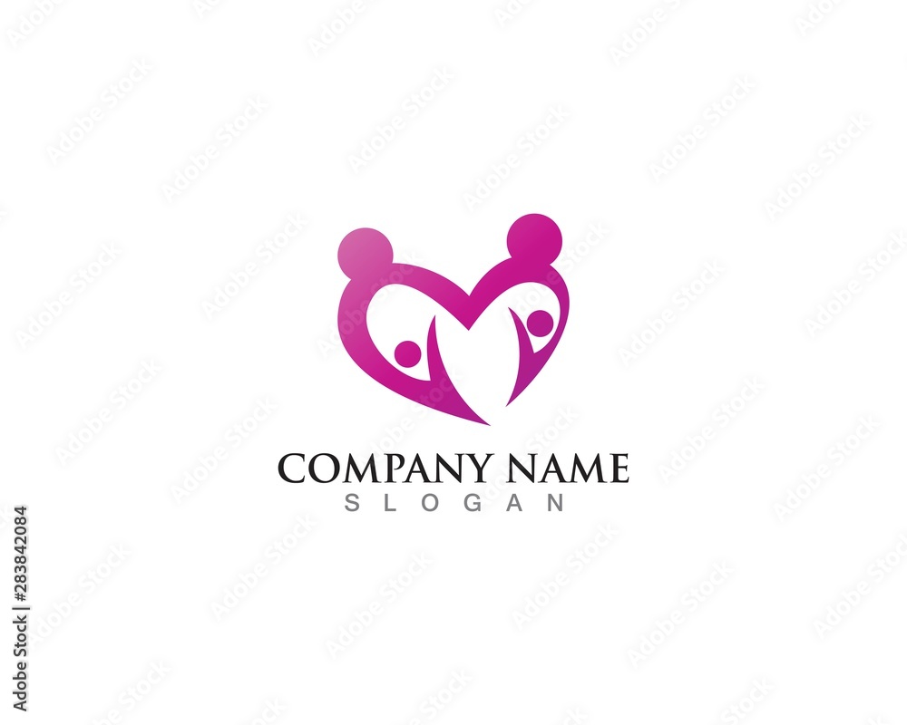 People community logo and vector template design People community logo and vector template design