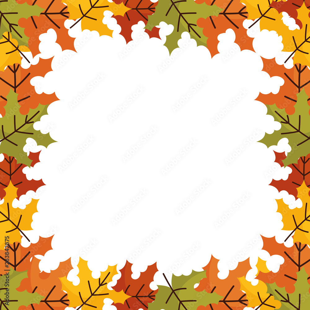 Isolated leaves design vector illustration Isolated leaves design vector illustration
