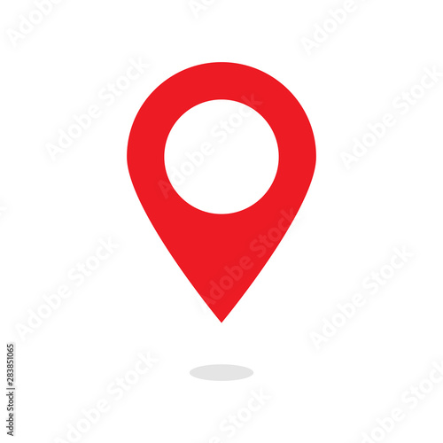 map pointer icon vector, location icon vector