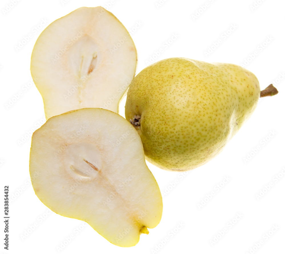 Fototapeta premium pear fruit on a white background