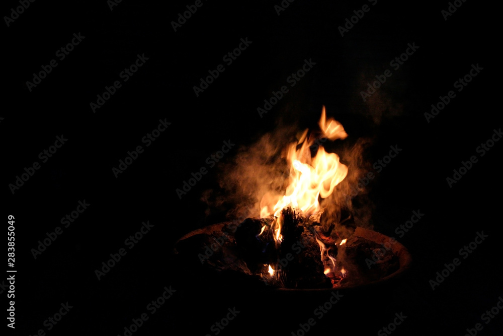 Fototapeta premium A Blazing Fire