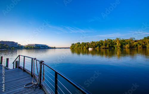 Georgetown Waterfront Park is beutifle place for kayaking, jogging and cycling backdrops.