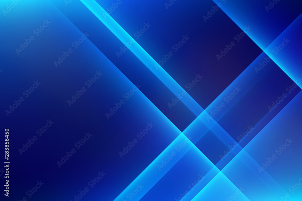 Blue light line shape abstract graphic on dark background. Blue light line shape abstract graphic on dark background.