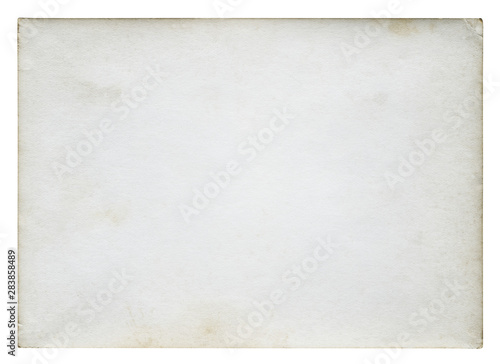 Vintage paper background isolated - (clipping path included)	