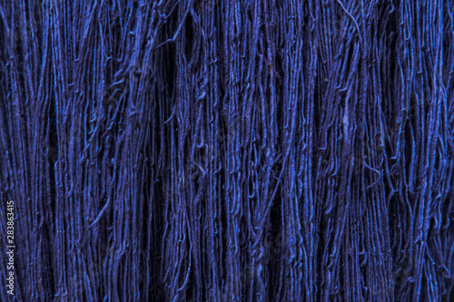 Tableau sur toile Natural Indigo dye cotton fabric