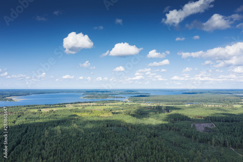 Usma lake in western Latvia.