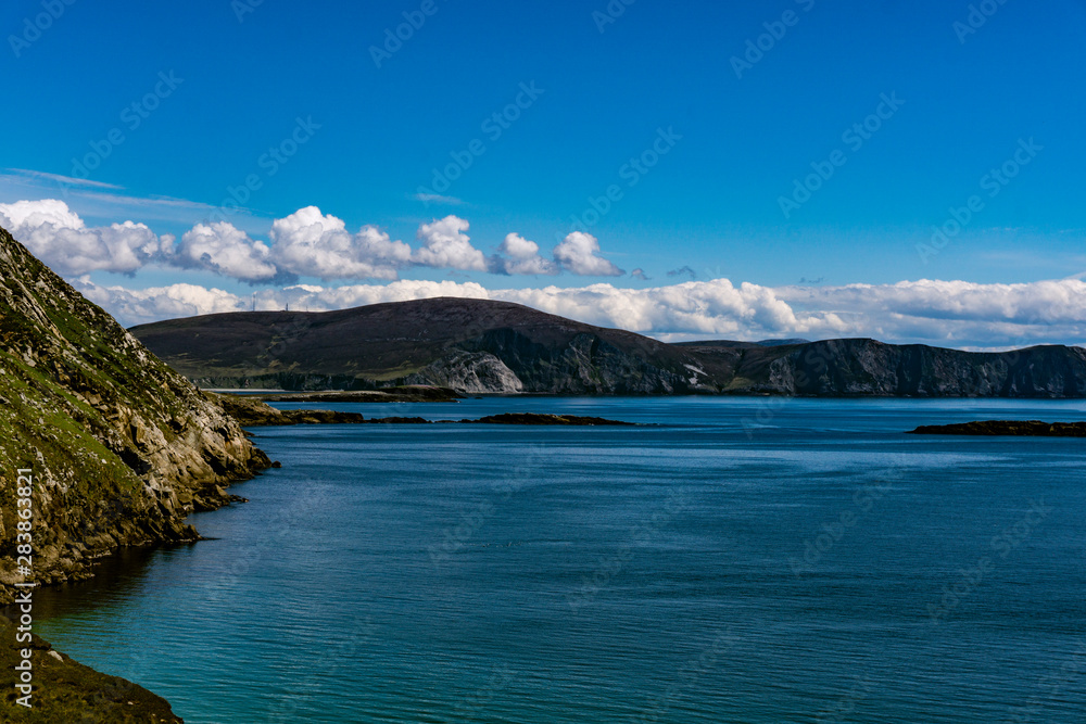 ocean cliffs in northern ireland