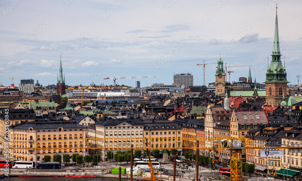 Sanoramic view of Stockholm