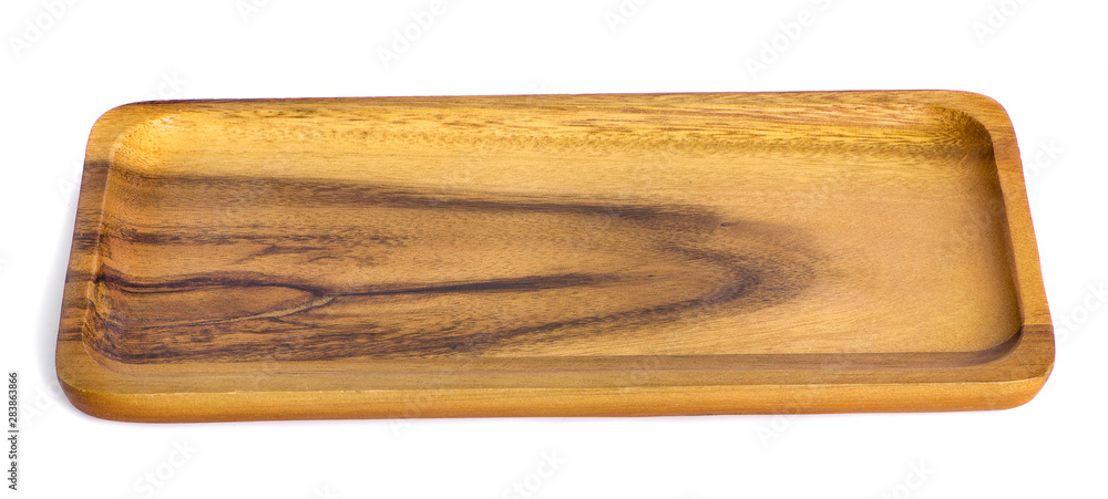 wooden plate isolated on white background wooden plate isolated on white background