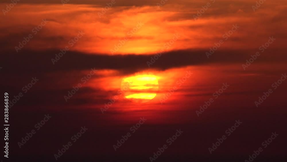Sunset Beach, Sunrise on Seashore, Ocean at Sundown in Summer, Twilight Seascape Sunset Beach, Sunrise on Seashore, Ocean at Sundown in Summer, Twilight Seascape