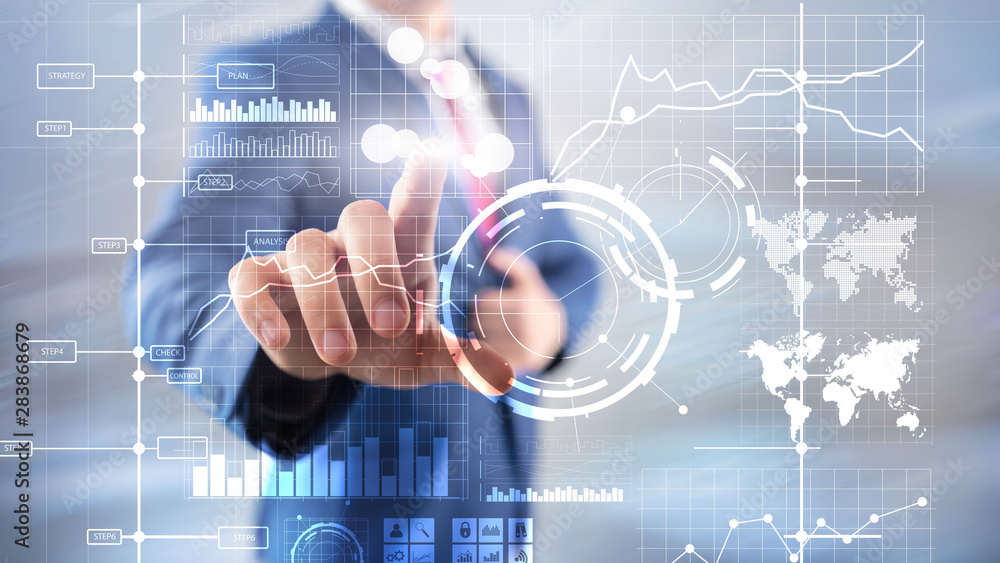 Business intelligence BI Key performance indicator KPI Analysis dashboard transparent blurred background. Business intelligence BI Key performance indicator KPI Analysis dashboard transparent blurred background.