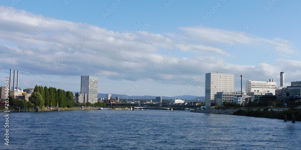 river skyline Basel