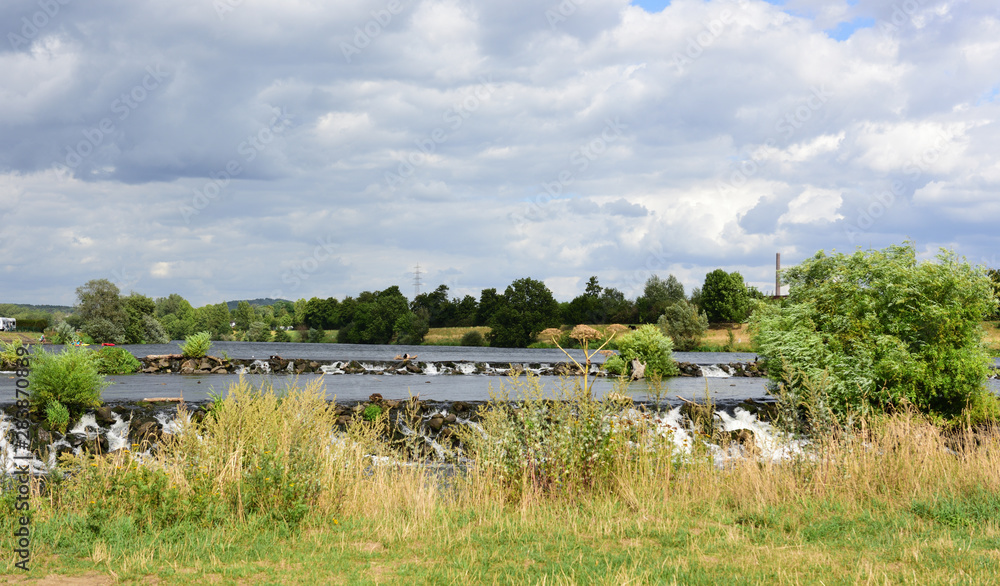 Wasserfall in Hattingen am Ruhr-Wehr