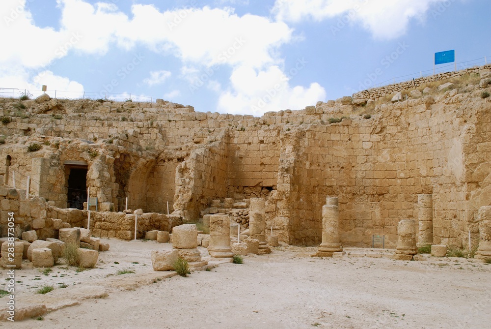 Courtyard and Walls at The Herodium