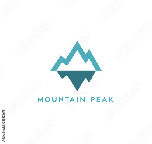 mountain adventure logo vector illustration