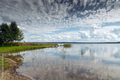 Usma lake in western Latvia.