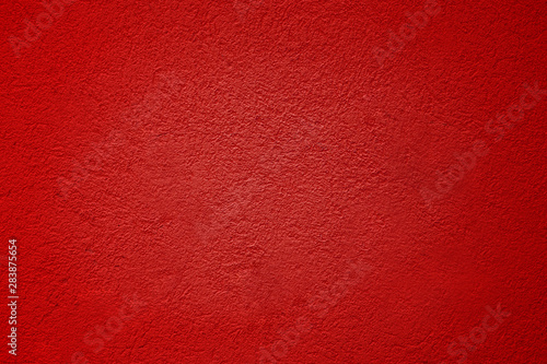 Cement Red plaster walls have rough surface. For texture background images