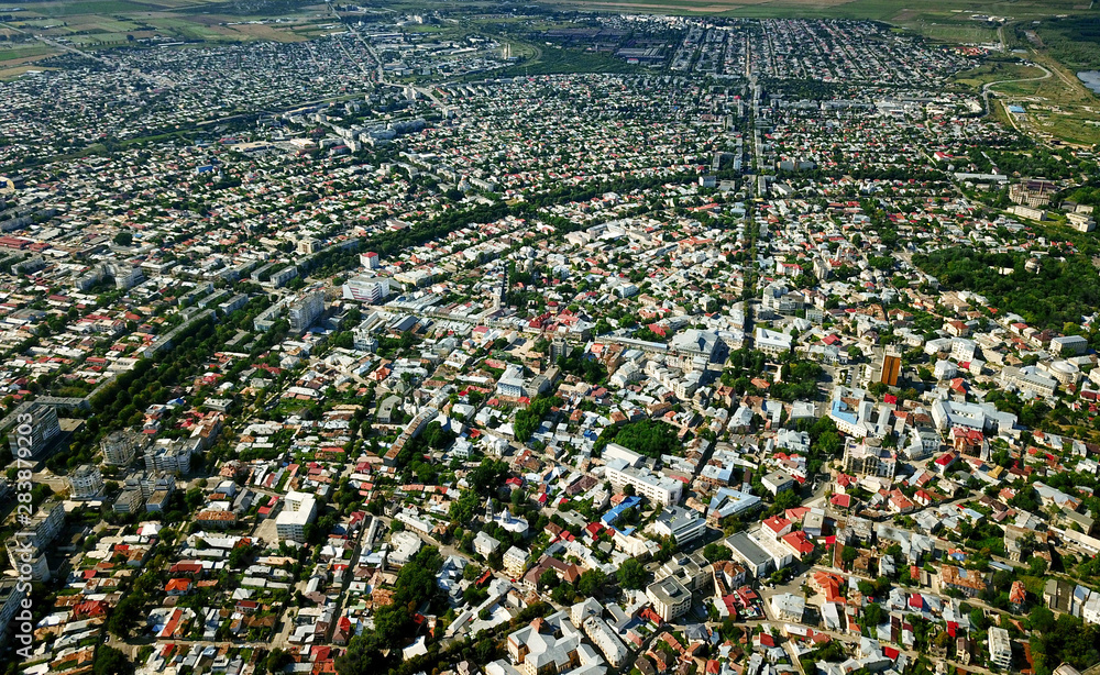 Aerial View Of Braila City - Romania - Eastern Europe