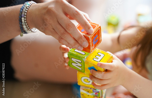 jouer avec des blocs