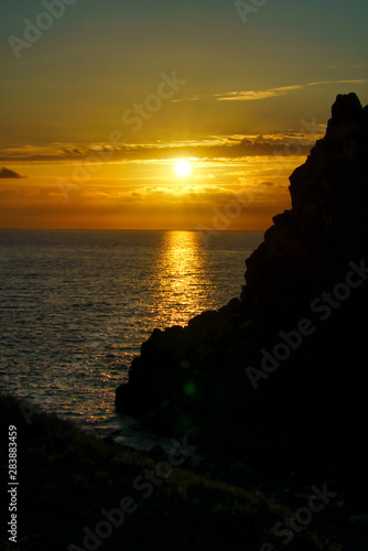 日本海の夕日