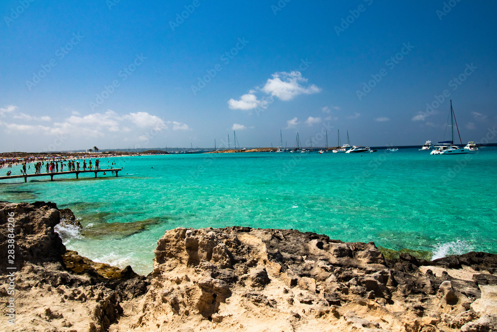 The most beautiful beach in Europe-playa de illetes The most beautiful beach in Europe-playa de illetes