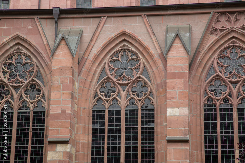 Facade of Mainzer Dom Cathedral Church; Mainz
