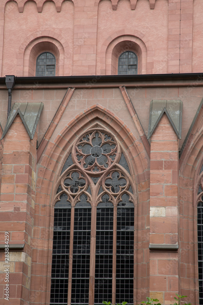 Facade of Mainzer Dom Cathedral; Church; Mainz