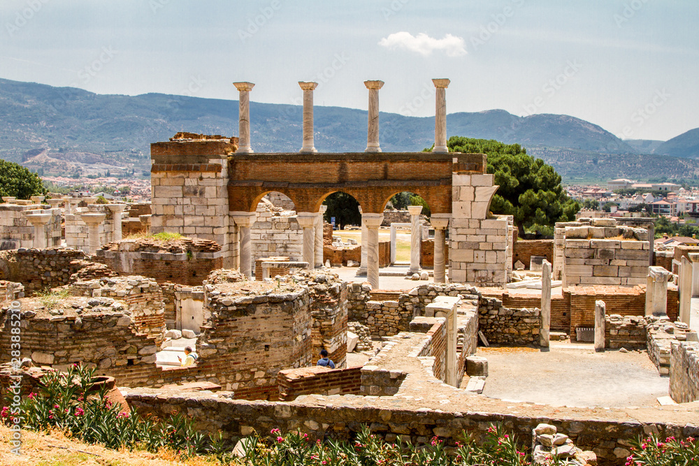 Fototapeta premium St. Jean Church, Ayasuluk Citadel, Izmir, Turkey