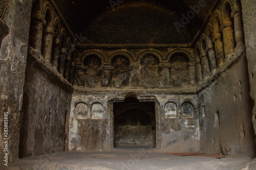 Monastery in the rock of Selim, Cappadocia, Turkey