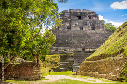 Mayan Pyramid Ruins at Xunantunich, Belize