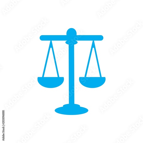 Scale of law firm logo vector