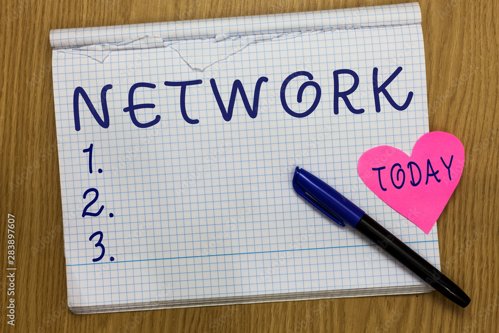 Writing note showing Network. Business photo showcasing Group system of interconnected showing things Connected Arranged Square Notebook ripped pages marker heart romantic ideas wooden table Writing note showing Network. Business photo showcasing Group system of interconnected showing things Connected Arranged Square Notebook ripped pages marker heart romantic ideas wooden table
