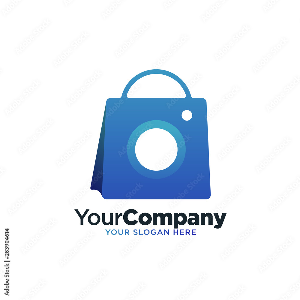 Camera photography store logo illustration template Camera photography store logo illustration template