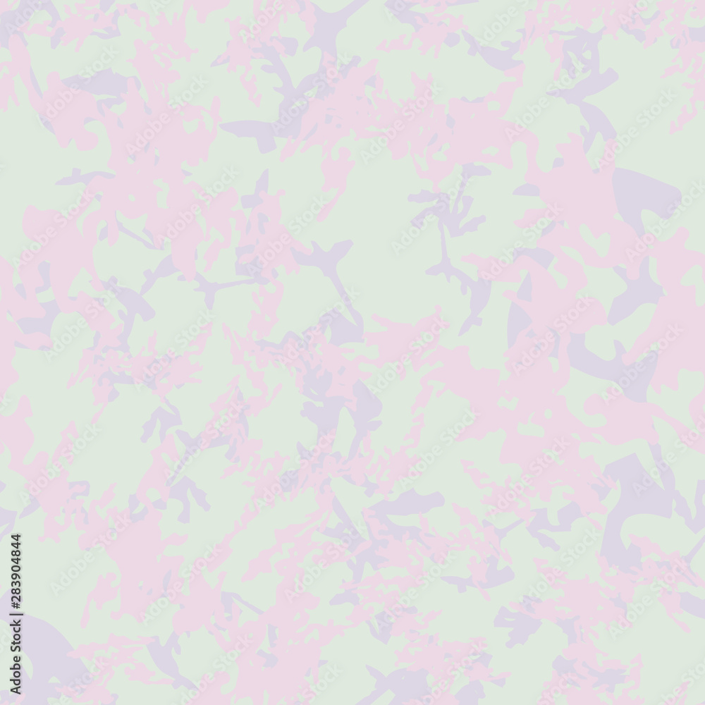 UFO camouflage of various shades of pink, blue and violet colors UFO camouflage of various shades of pink, blue and violet colors