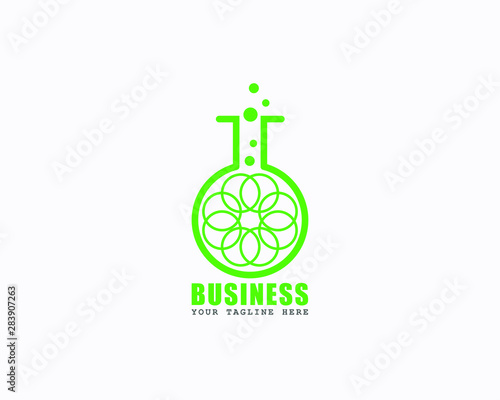 Lab Laboratory logo design Awesome Vector illustration and icon
