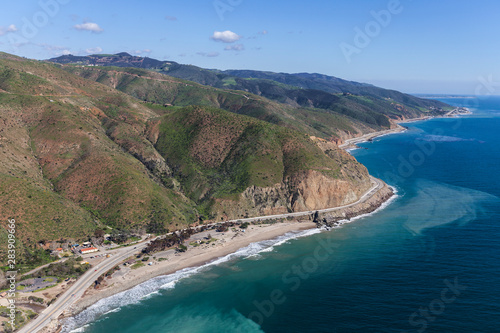 Aerial view of Pacific Coas...