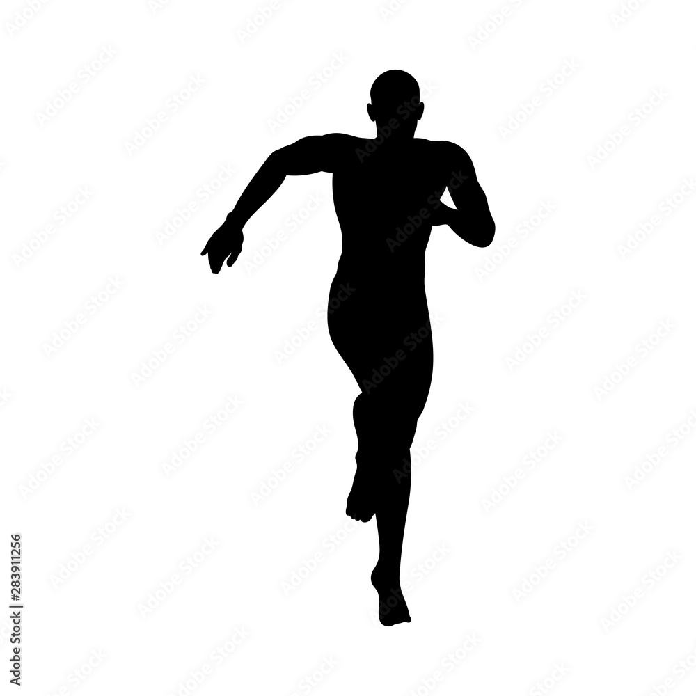 Standing Pose Man Silhouette Standing Pose Man Silhouette