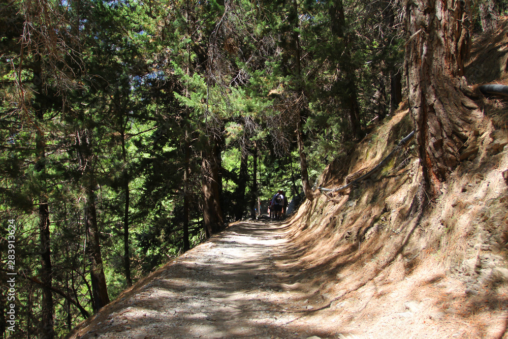 Fototapeta premium Samaria Gorge National Park, Crete, Greece.